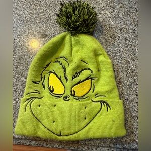 Green Grinch Kids Beanie